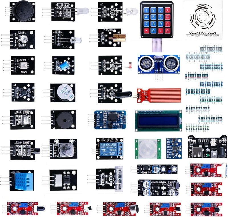 ELEGOO 37 in 1 Sensor Modules Kit for Arduino