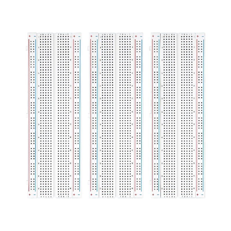 ELEGOO 3-pack 830 tie-point solderless breadboards