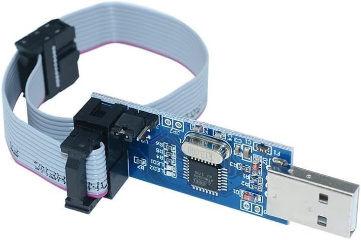 HiLetgo USBasp USB ISP programmer with 10-pin ribbon cable