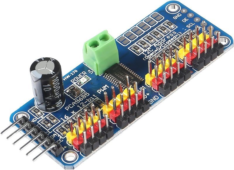 PCA9685 16-channel PWM servo driver board