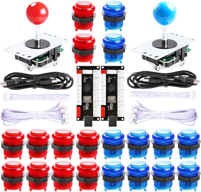 Qenker 2-Player LED Arcade DIY Kit