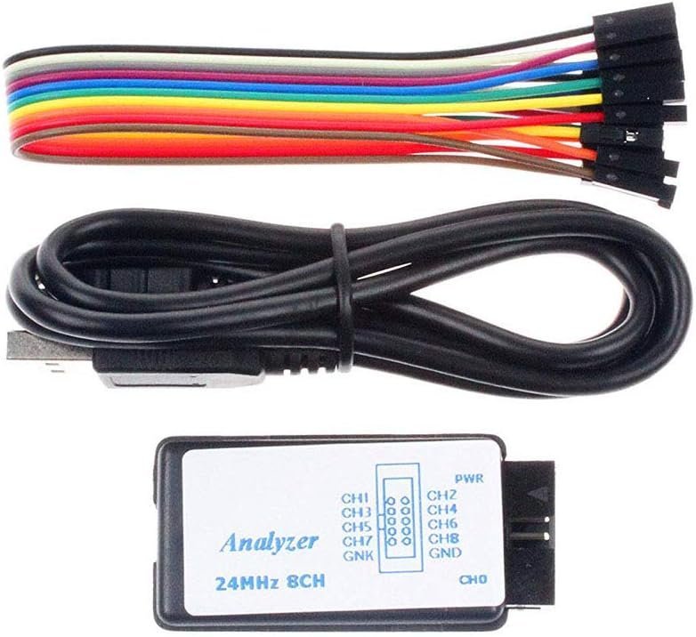 Comidox 24MHz 8-channel USB logic analyzer with mini-USB cable